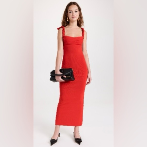 knitted white maxi dress Kova Knit Maxi Dress main image 1